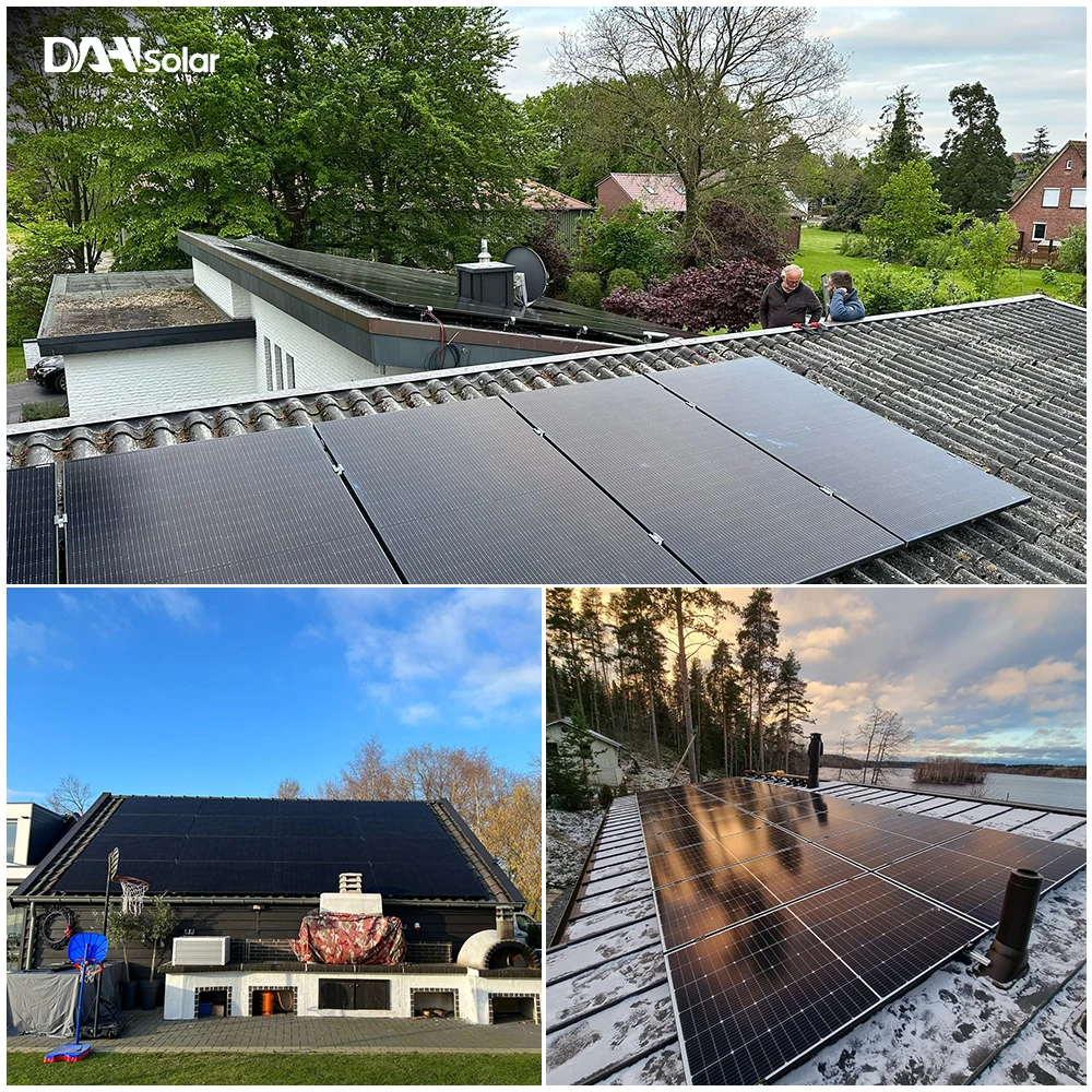 DAH Solar TOPCon N Type Trina Solar Module 600w 605w 610w 615w 620w 625w 630w Double Glass Panel Solar