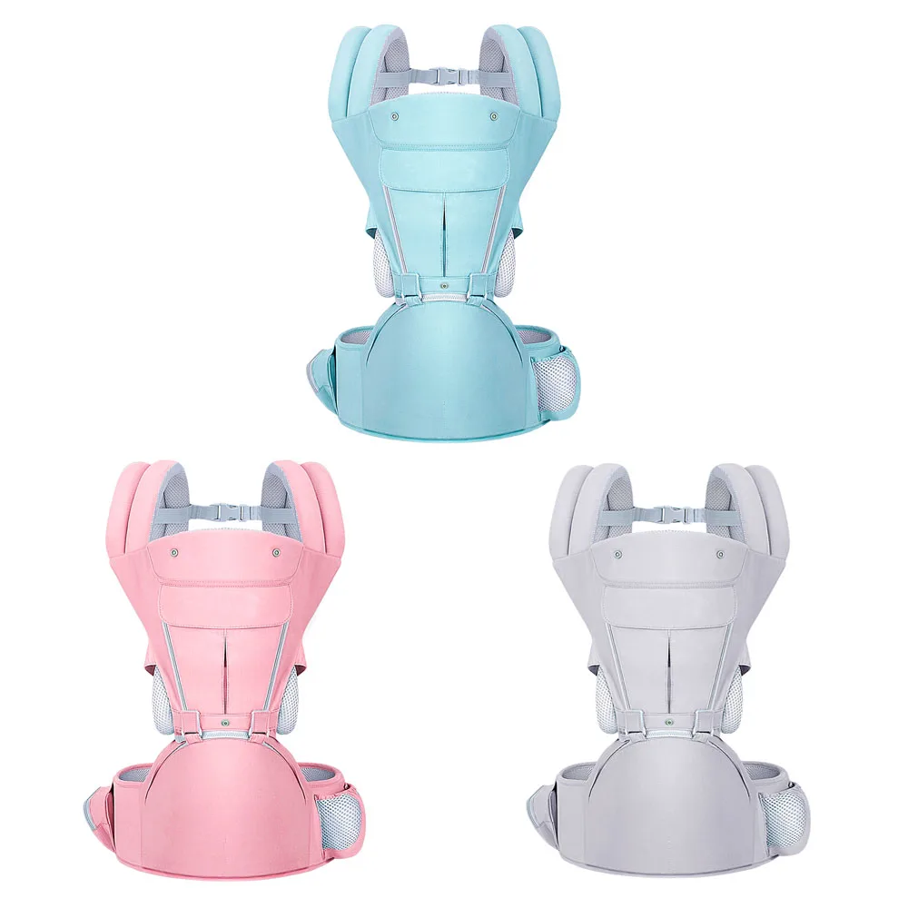 Amazon Hot Sale Ergonomic Hip Seat Baby Carrier 9 in 1 with Sunshade Hood and Bibs Front Backpacks