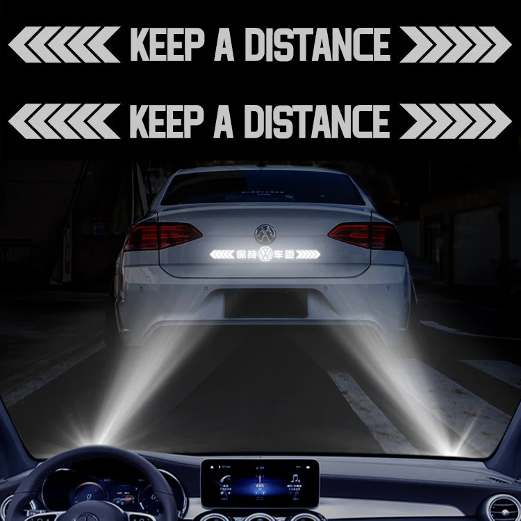 Removable Auto Windshield Reflective Stickers Custom Vinyl Transfer Car Reflective Sticker Decal