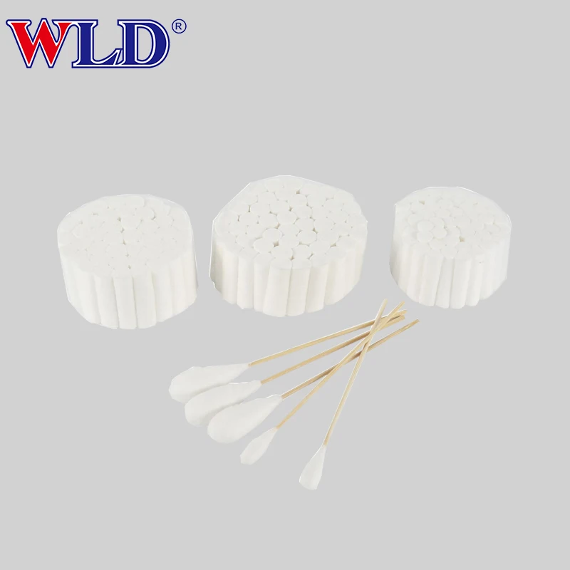 wholesale cheap price dental cotton roll box for cleaning oral wound