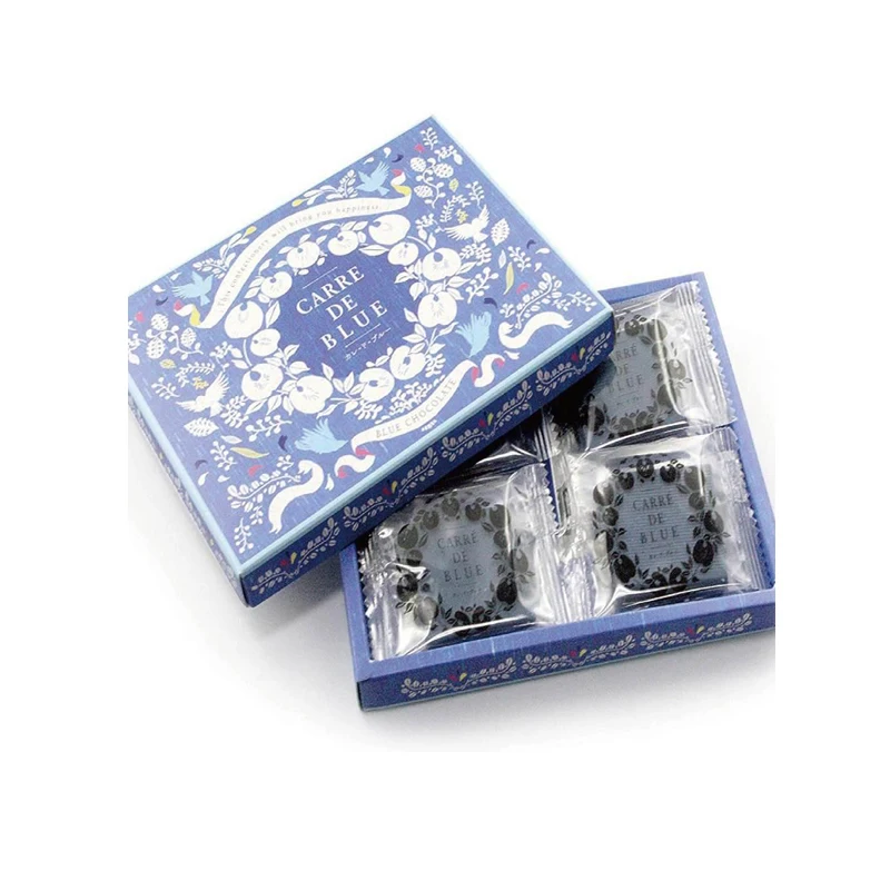 Japanese high-class butterfly pea sweet packing mini box chocolate