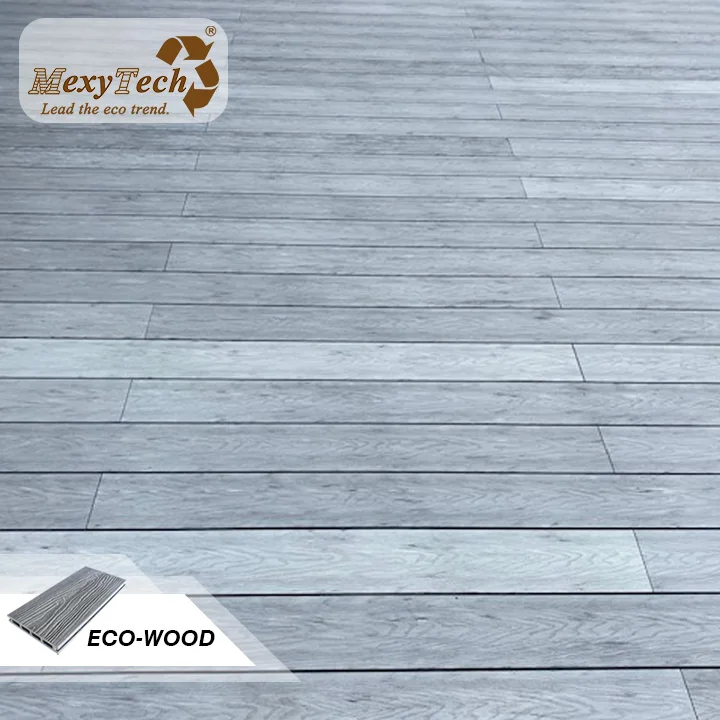Outside floor decking outdoor 3d Co-extrusion wood plastic composite decking
