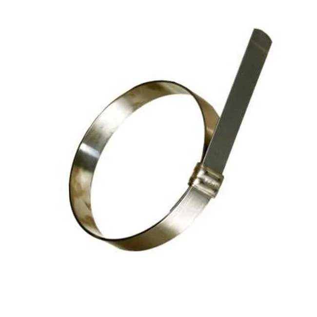 J-Smooth Clamps Hongjing High Polished Heavy Duty Stainless Steel 201 Center Punch Clamp Band Clamp
