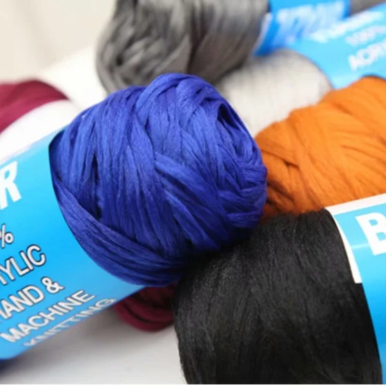 Acrylic bulk yarn wholesale 100% high bulk acrylic fancy yarn