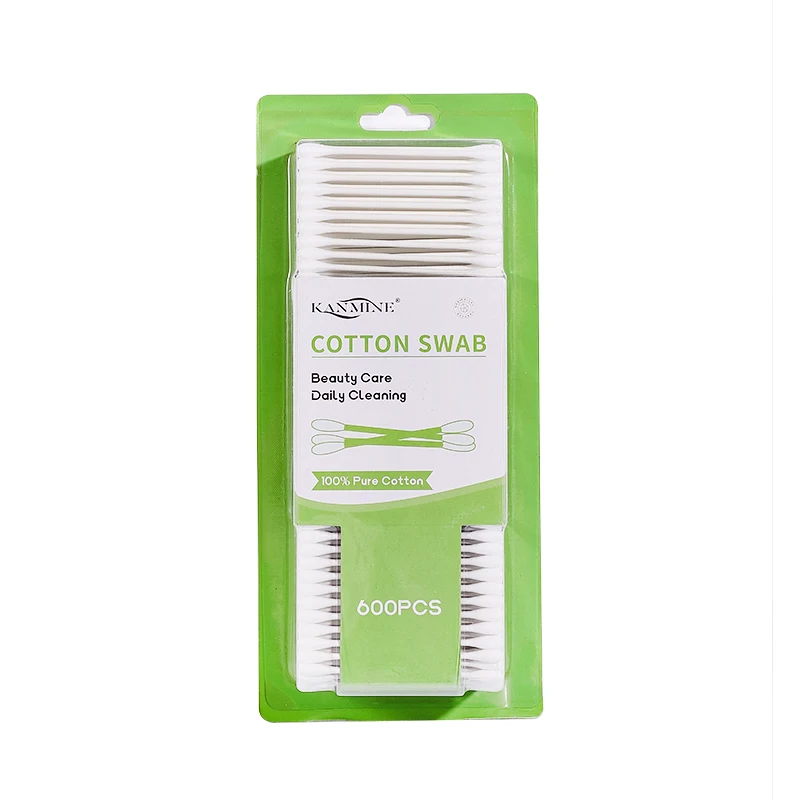 High quality cotton bud 600pcs paper stick cotton buds white best selling beauty cotton buds
