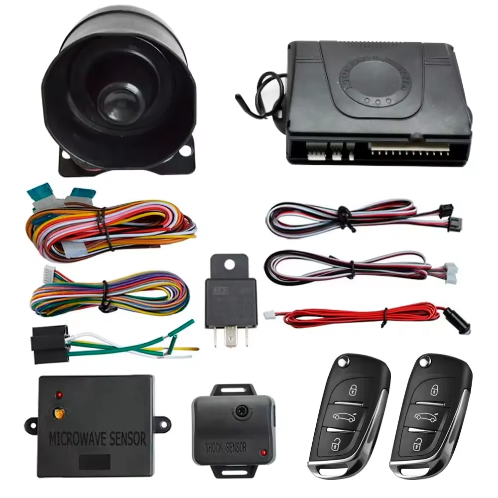Car Alarm Security Keyless Entry System with Door Lock/Unlock Controller