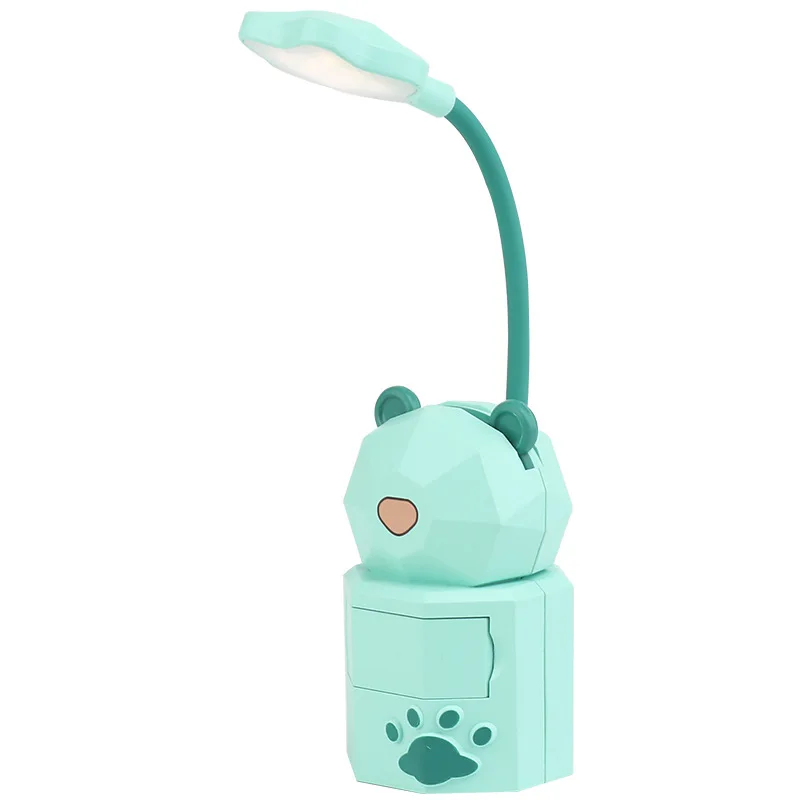 HDL246 Usb Charging Night Light For Children And Students Reading Eye Protection Creative Cartoon Drawer Storage Led Desk Lamp