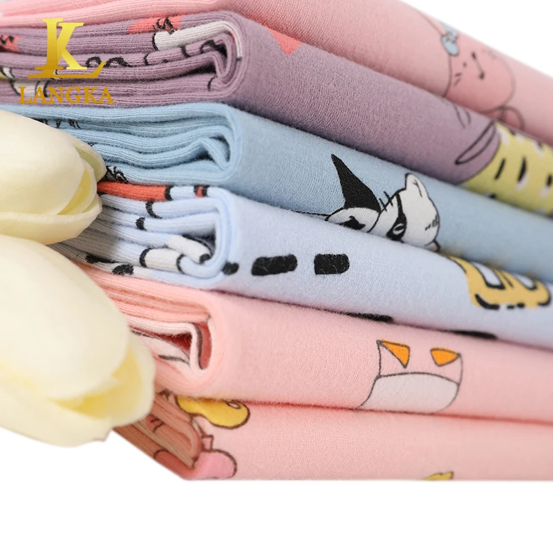 Langka Двойная матовая спина 95 полиэстер лайкра 5 спандекс цифровая печать эластан ребристая трикотажная ткань для нижнего белья