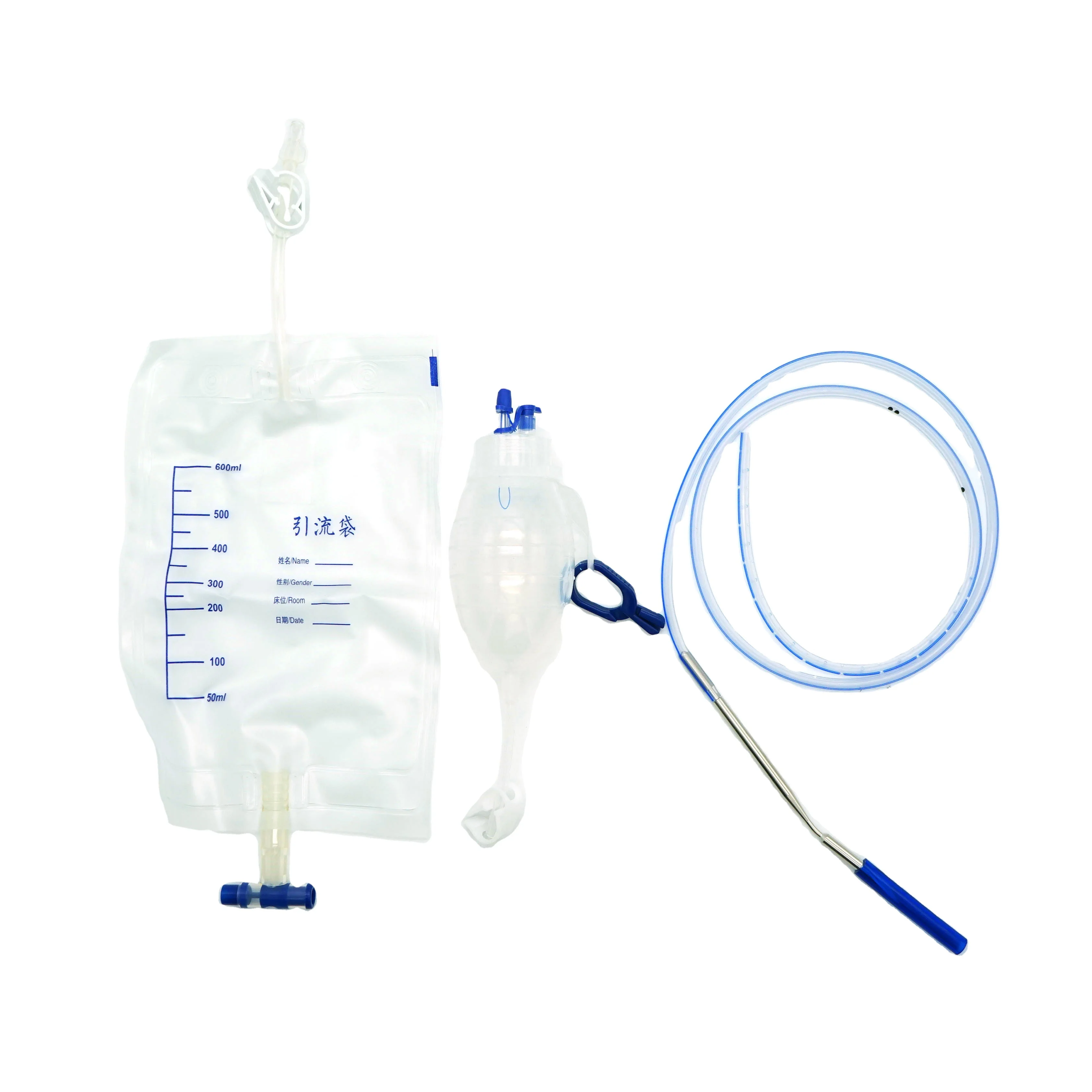 factory device for Medical surgery Negative pressure Drainage catheter for single use drainage catheter set