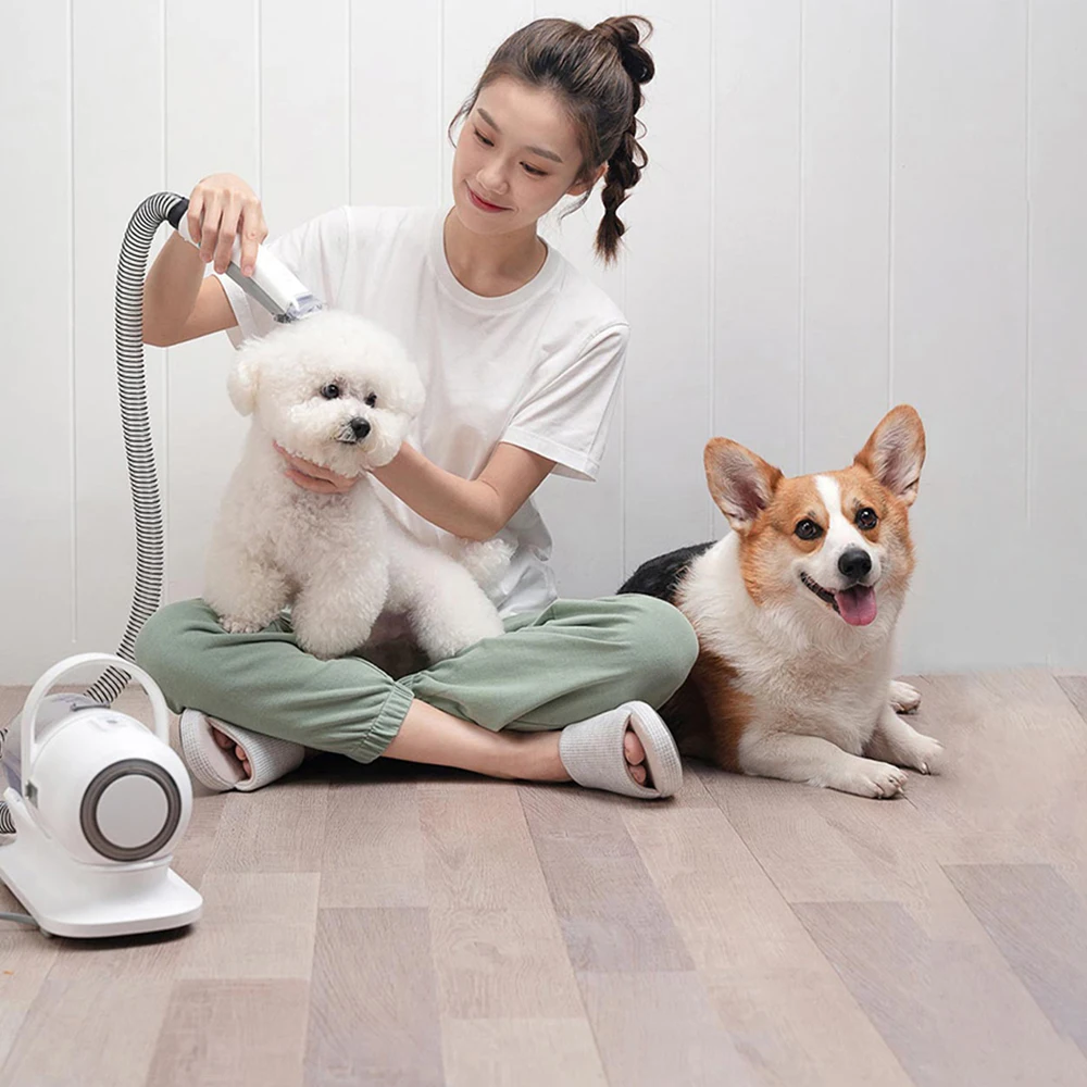 Amazon Hot Top Pet Hair Vacuum Cleaner Pet Grooming Kit & Vacuum Set for Dogs