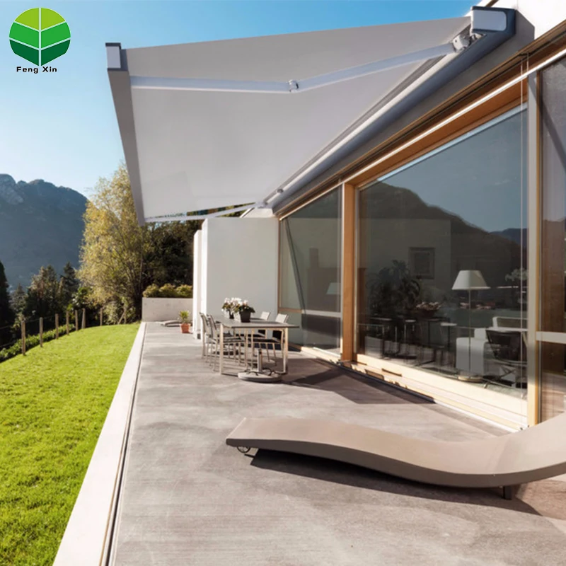 Camping Retractable Awning Hardware Balcony Retractable Polycarbonate Awning Retractable
