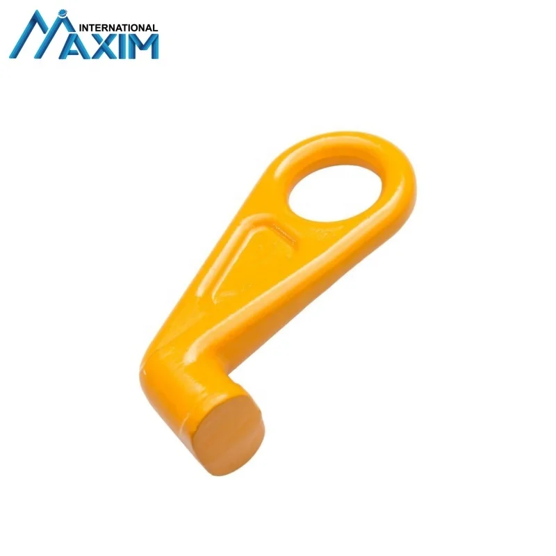 Hot Sales Straight Type Forged Alloy Steel Grade 80 Container Lifting Hook