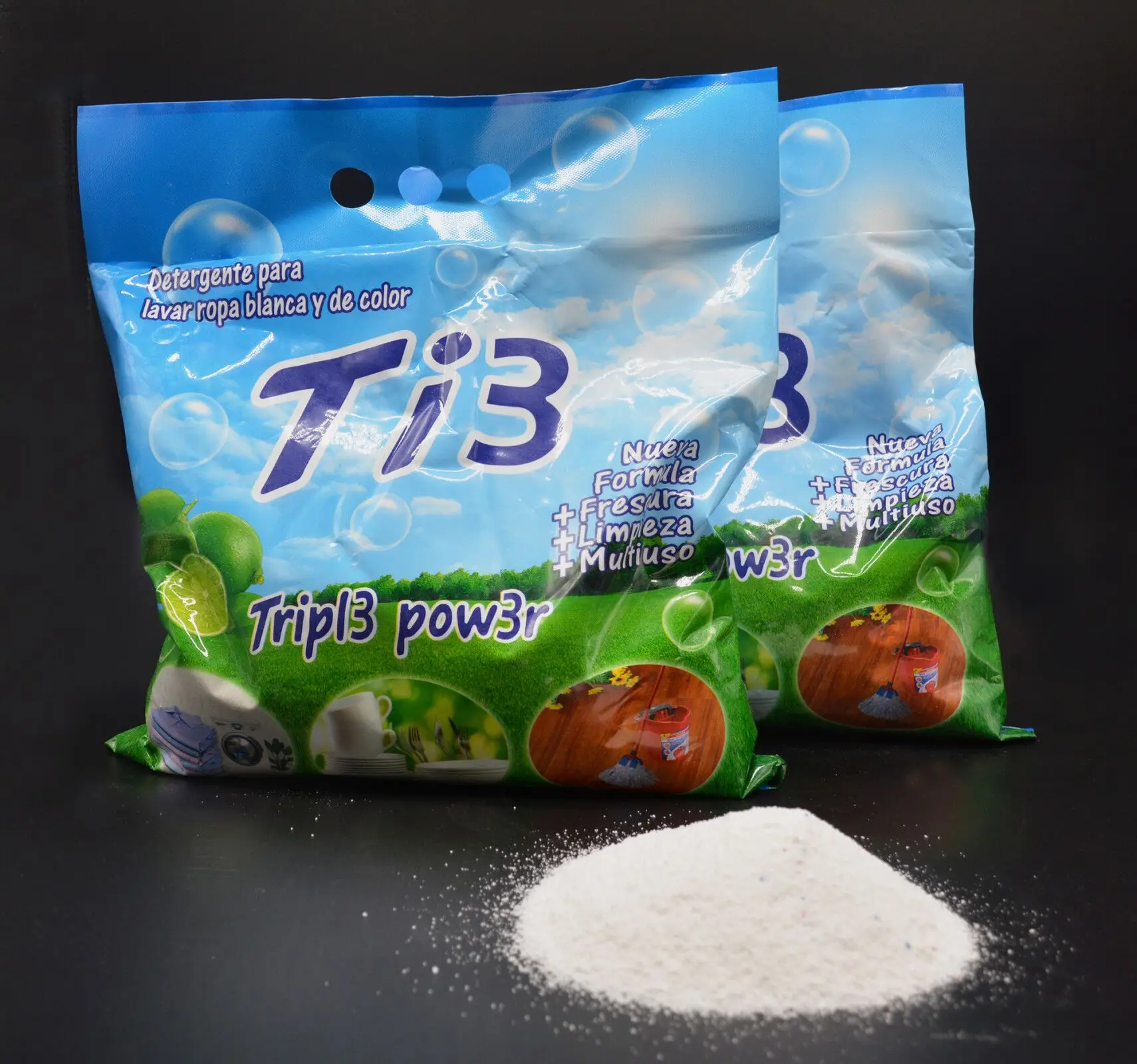 Factory Supply High Quality Free Packed Design Bulk Detergent Laundry Washing Powder