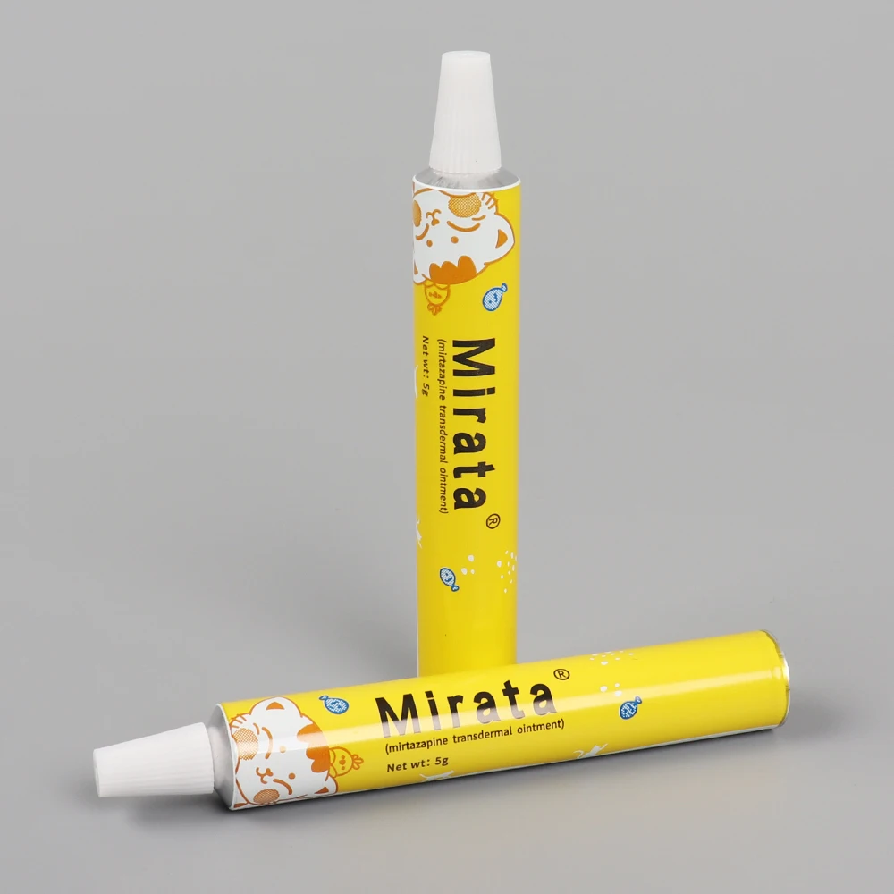 Nozzle Collapsible Aluminium Tube for Medical Ointment/ Eye Cream/ Cosmetic Products Packaging