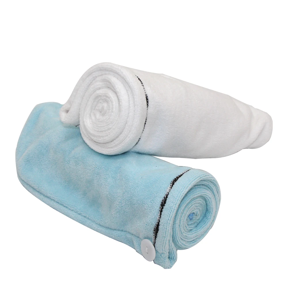 Индивидуальное Дешевое быстросохнущее полотенце-тюрбан из микрофибры для волос оптом