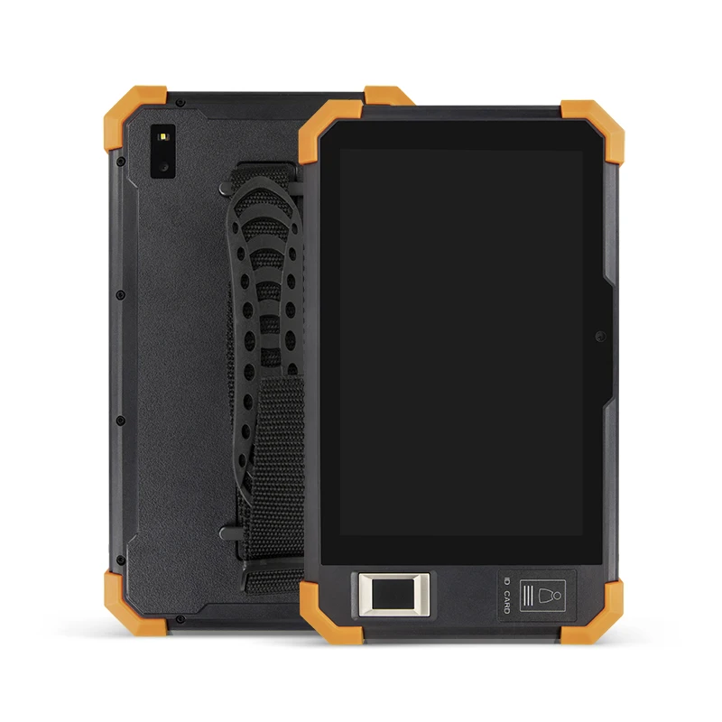HG801(2022) 8 inch biometric fingerprint scanner gps hardware modul rugged ip67 tablet industrial android smart pos terminal