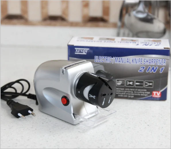 Electric knife sharpener household plug-in power sharpener automatic fast kitchen sharpening stone