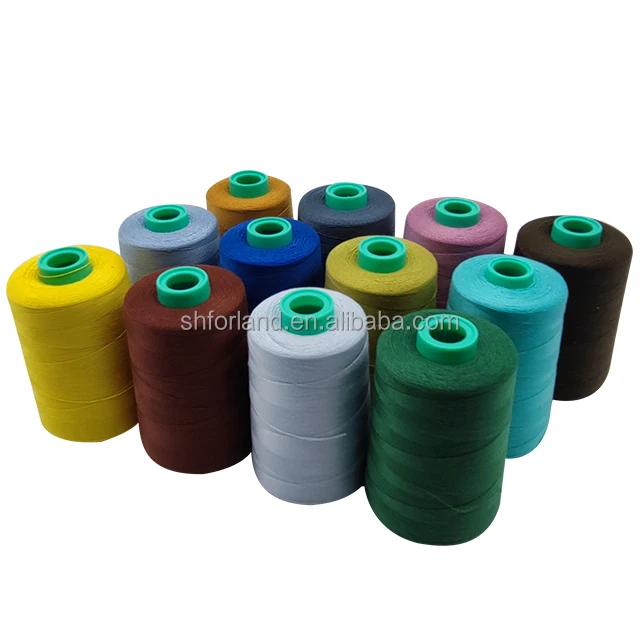 JSX Oeko-tex approval Sample free sewing thread 2000M jeans shoes leather products widely used 20/2 100g sewing thread