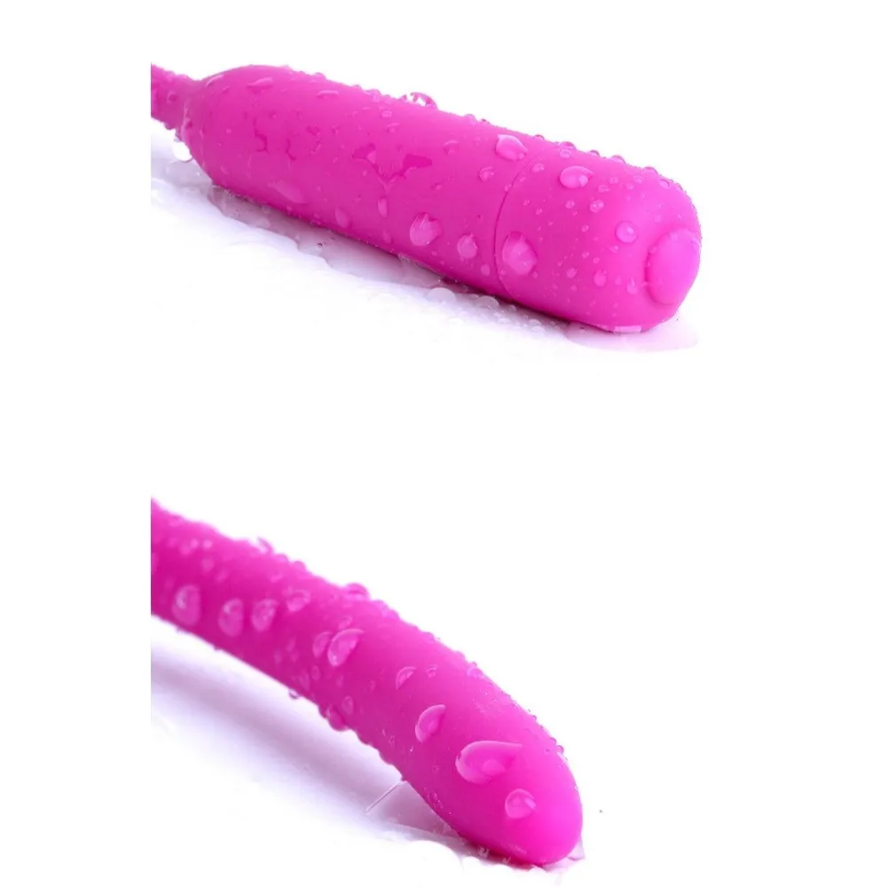 Urethral Plug Urine Blocking Mini Urethral Vibrator Urethral Masturbation Device Prostate Massage Silica Gel Vibrator Man