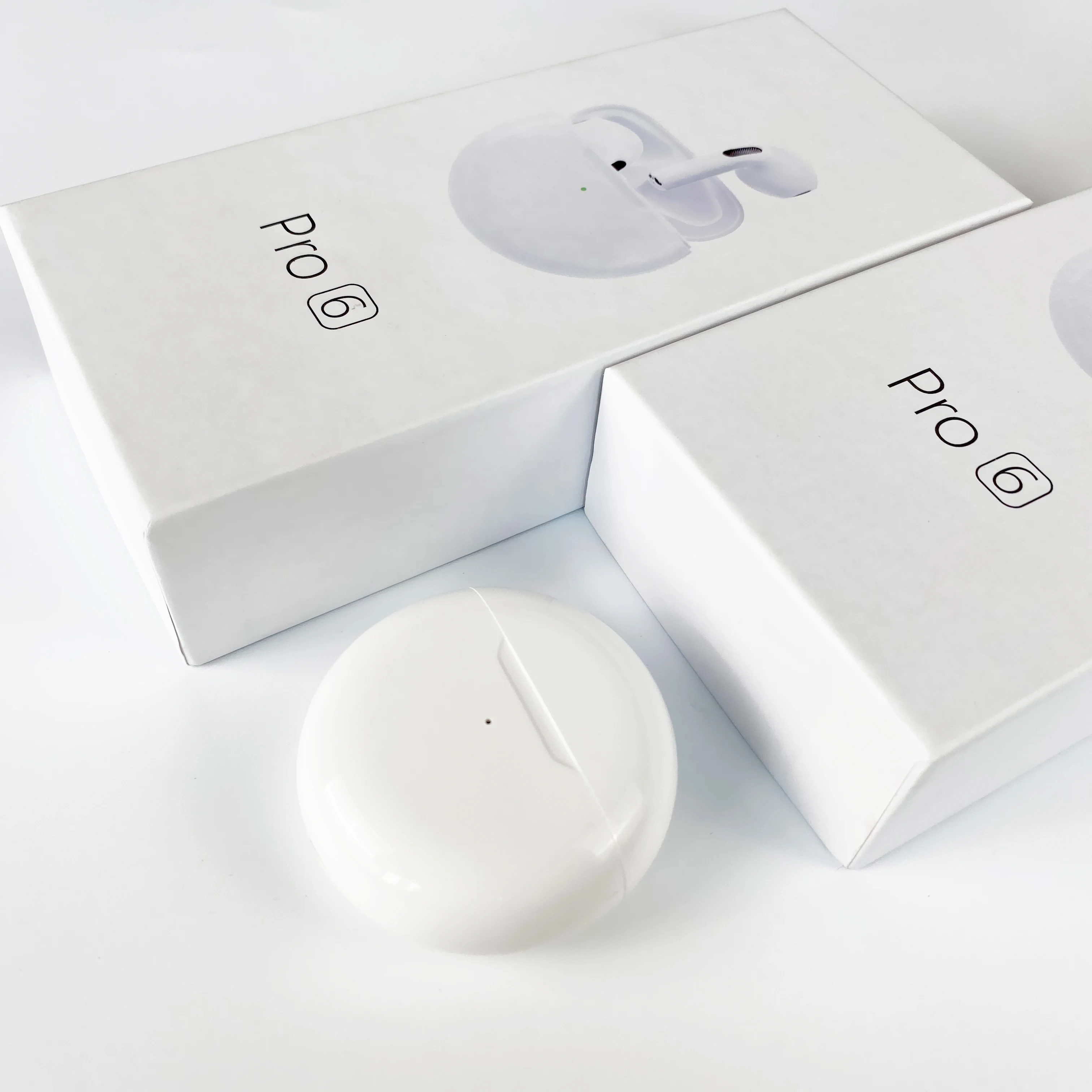 2023 Explosive Pro6 Mini Headphones Smart Touch Earpiece Headphones Waterproof Headphones for Men and Women