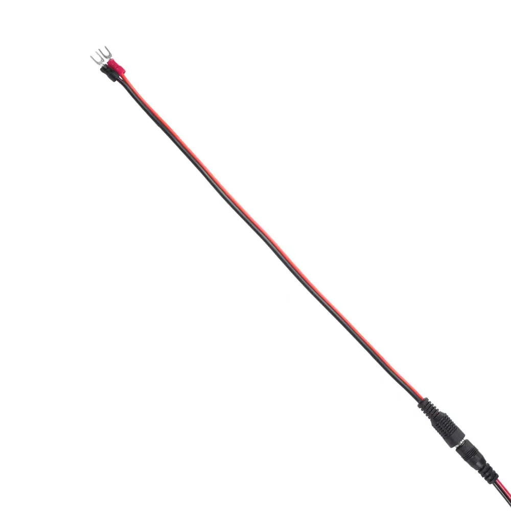 Customized Wire Harness 5.5x2.1mm Male DC Barrel Jack to JST u type   Connector Cable