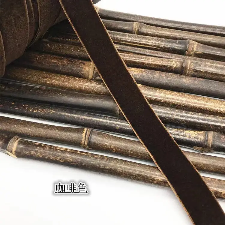 Gold  by The Yard | Mustard Yellow Wedding Velvet Trim | Golden Hair Bow Swiss Velvet Ribbon