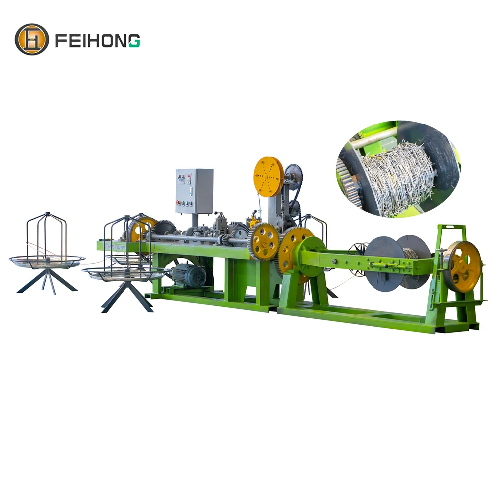 Best price steel wire barbed wire mesh making machine for building