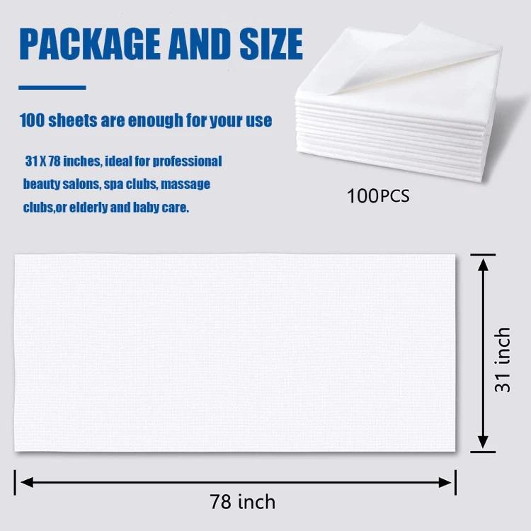 wholesale 2 layer medical clinic drape sheet disposable bed sheets roll for patients spa