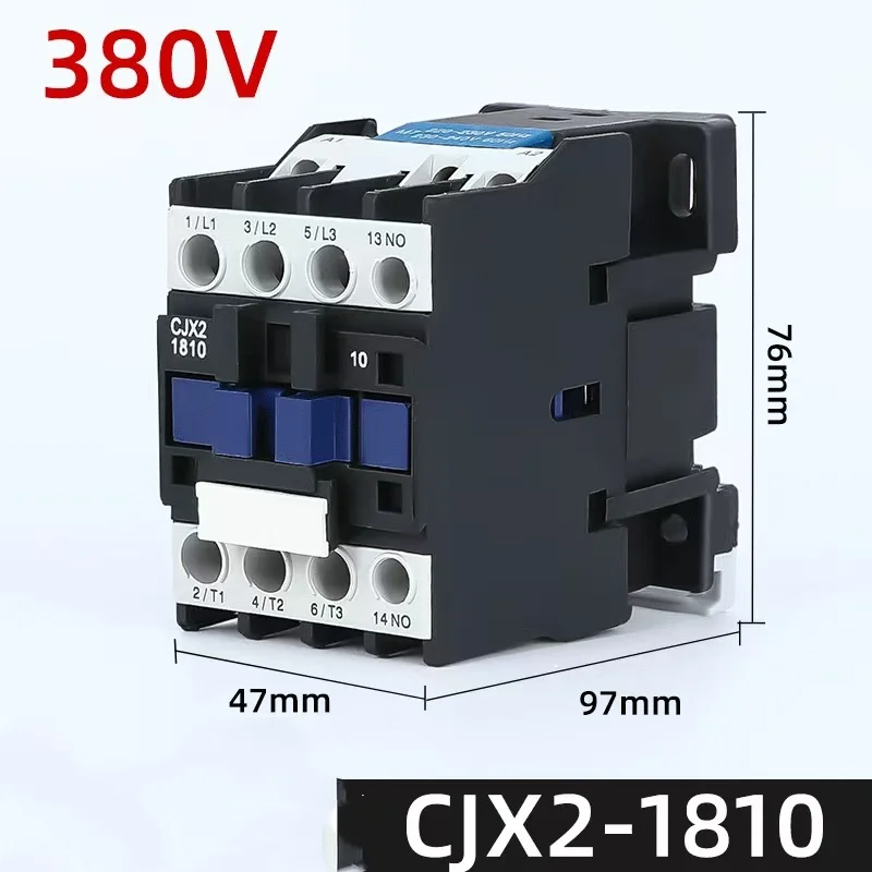 ZYL CJX2-12 220V IEC AC contactor main circuit 380V and 110V switch magnetic contactor