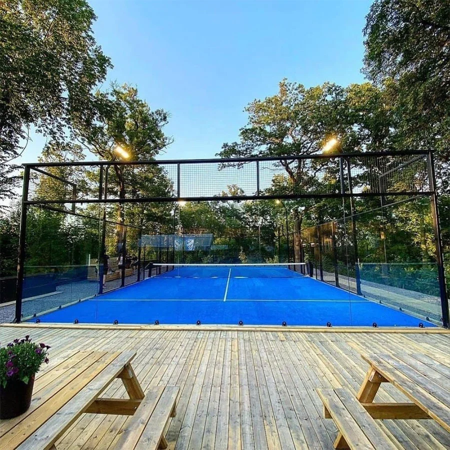 Panoramic Paddle Tennis Court from SSTD Paddle Ball Court Supplier