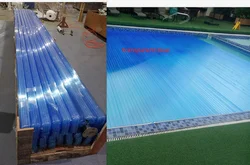 Rectangle inflatable clear pool cover  outdoor used pool cover winter pool cover