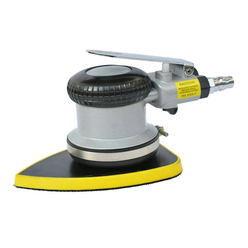 90mm*135mm Air Sander Polishing Wood Metal Pneumatic Buffing Polisher Tools Borntun Triangle Random Orbital Pneumatic Air Sander