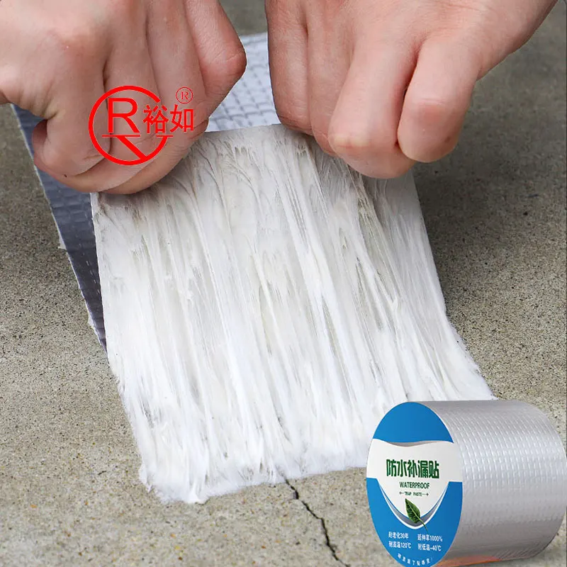 Yuru Strong Leak Waterproof Butyl Tape Self-adhesive Butyl Rubber Tape High Temperature Resistance Leak Repair Butyl Tape