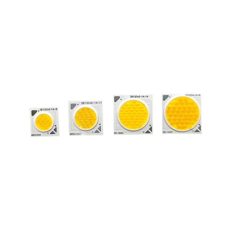 The hot selling Sanan two color COB Chip 12S2P*2 RA:98 13.5*13.5/8 36V 100-150MA 4-12W 2700-5700K For Radar Induction Light 10G