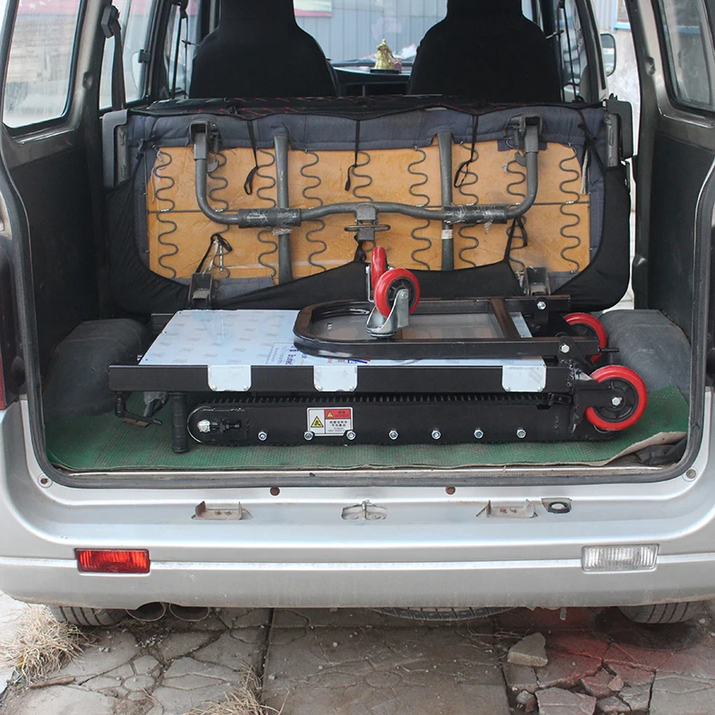 Portable Electric Stair Climbing Dolly Foldable Power Hand Truck Stair Climber Hand Cart Trolley