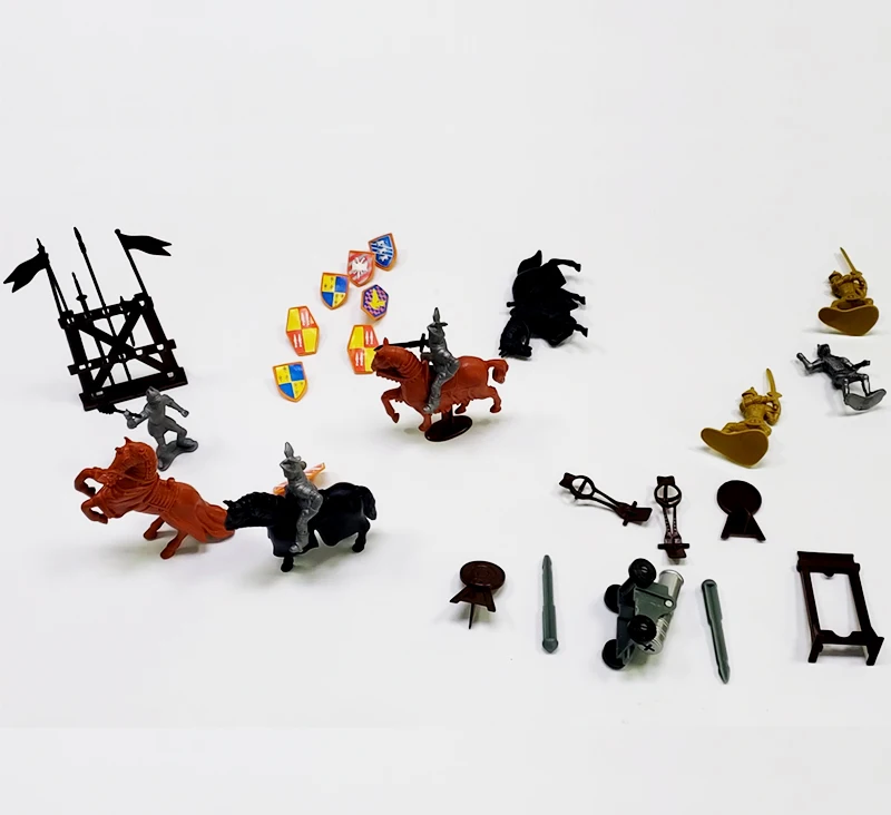 Заводской Лидер продаж рыцарь римский солдат оружие щит игрушка и осадный автомобиль набор игрушек средневековая война 40 шт.