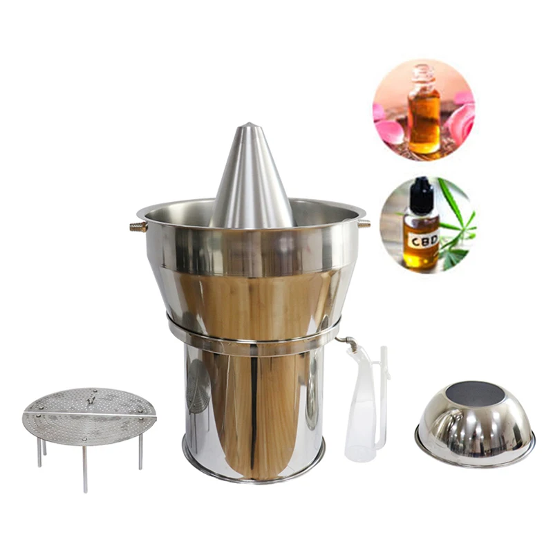 10L essential oil distillation equipment for herb/small home use  lemon grass oil extraction machine