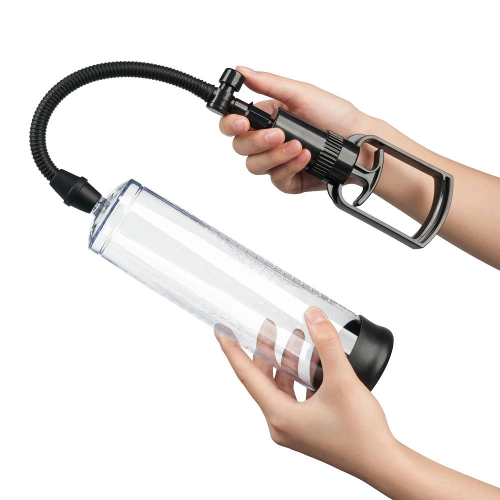 Wholesale Effective Enlarge Vacuum Pump Male Extender Sex Delay Device Sucking Machine Penis Enlargement Lasting 60