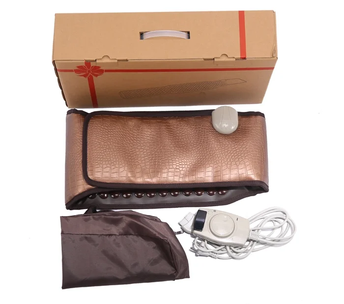 Tourmaline Customized health care natural hot warm female Menstrual cramp Pain Relief infrared heat therapy massage waist  belt