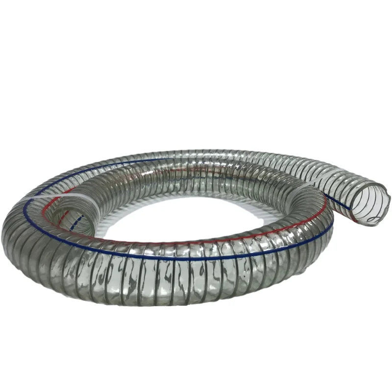 high pressure water liquids granules pvc braided transparent hose flexible water 1 2 inch stainless steel braided flexible hose