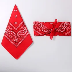 Wholesale promotion multifunction colourful custom 100% cotton square fabric factory  printed headwear classic paisley bandana