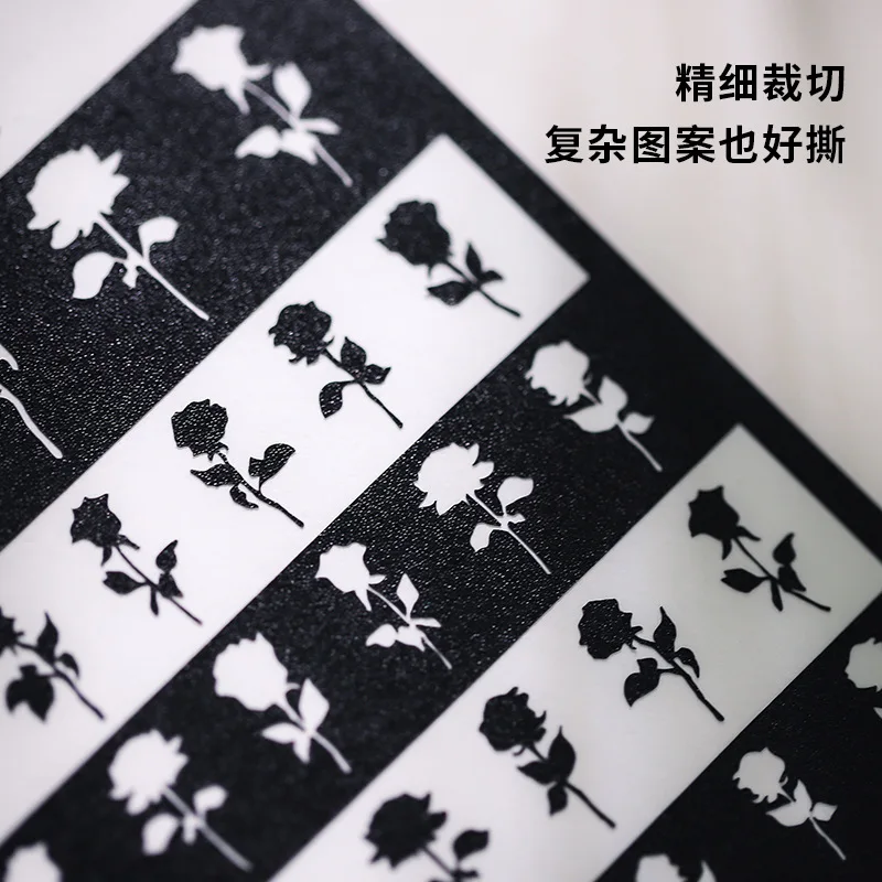 French heart butterfly star spray nail stickers auxiliary tool nail spray gun hollow template stickers
