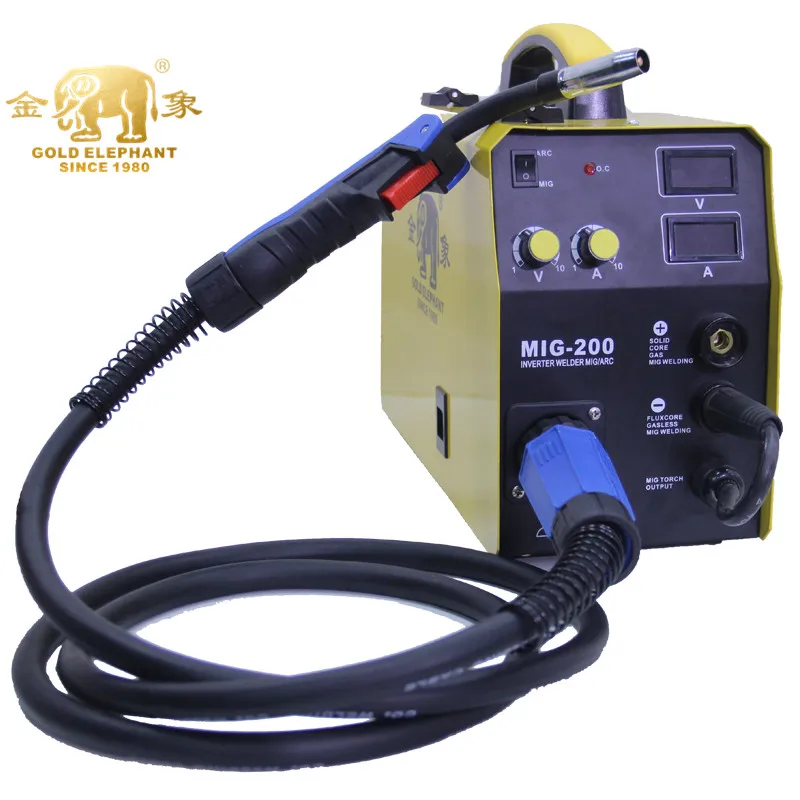  Сварочный аппарат GOLDEN ELEPHANT MIG 200 3 в 1 сварочный А mig-igbt inverter co2