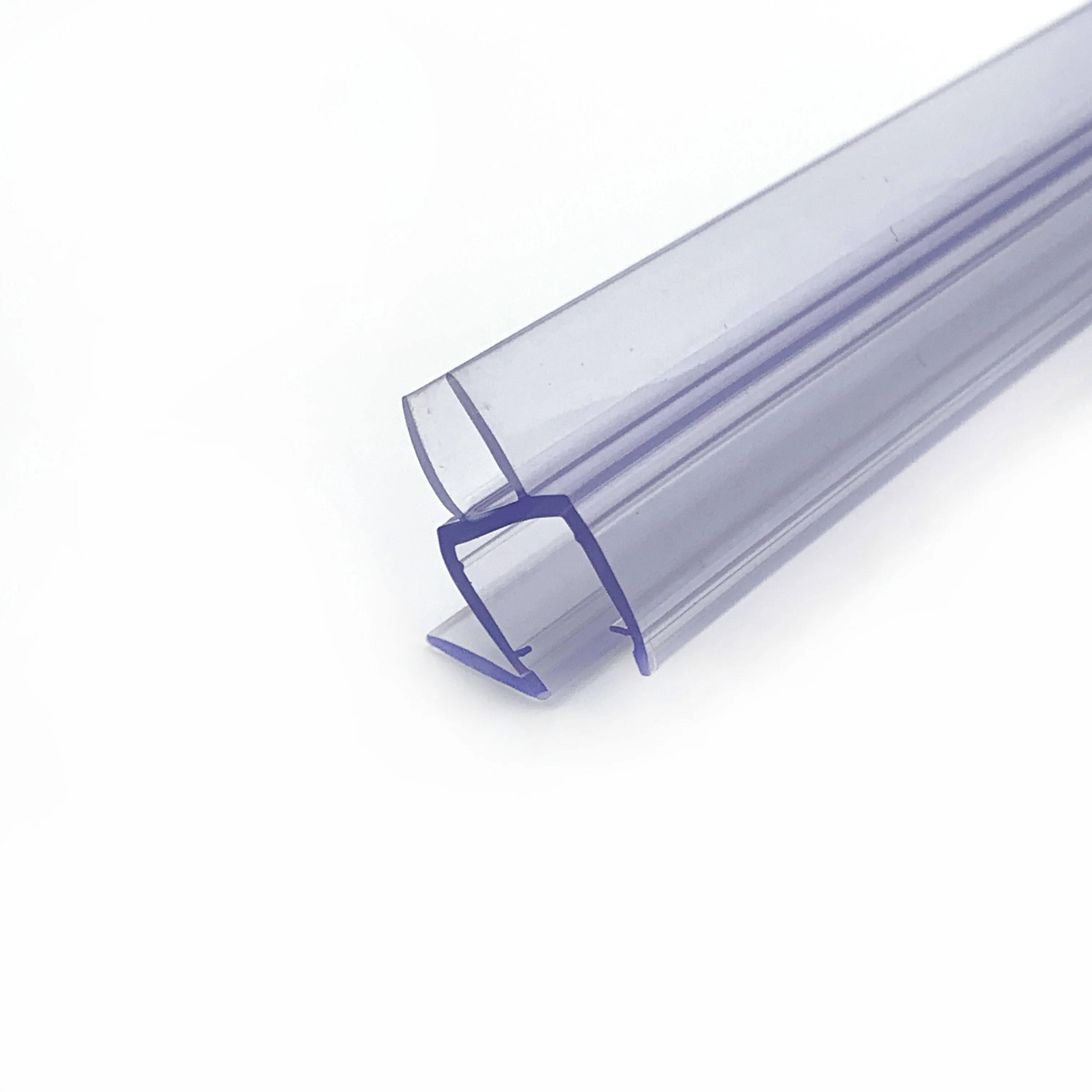 Wholesale Waterproof Clear Plastic Edge Sealing Strip for Shower Glass Door PVC Glass Strip