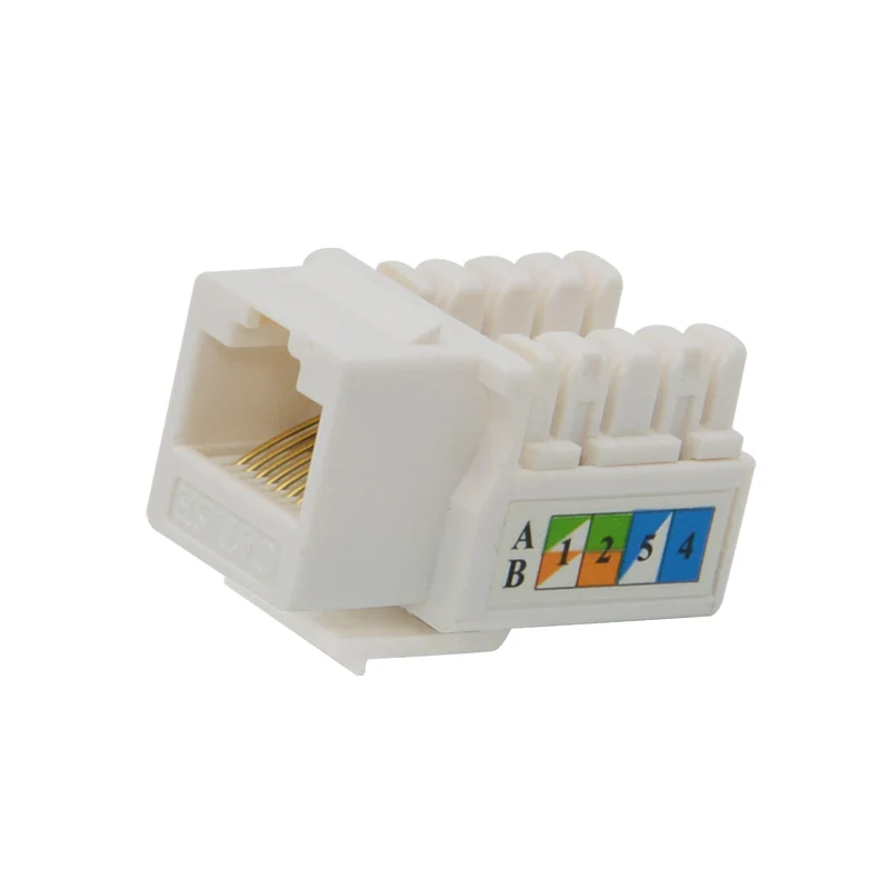 Good selling Cat3 Cat5e Cat6 UTP  RJ45 Keystone Jack  modular jack 90 degree