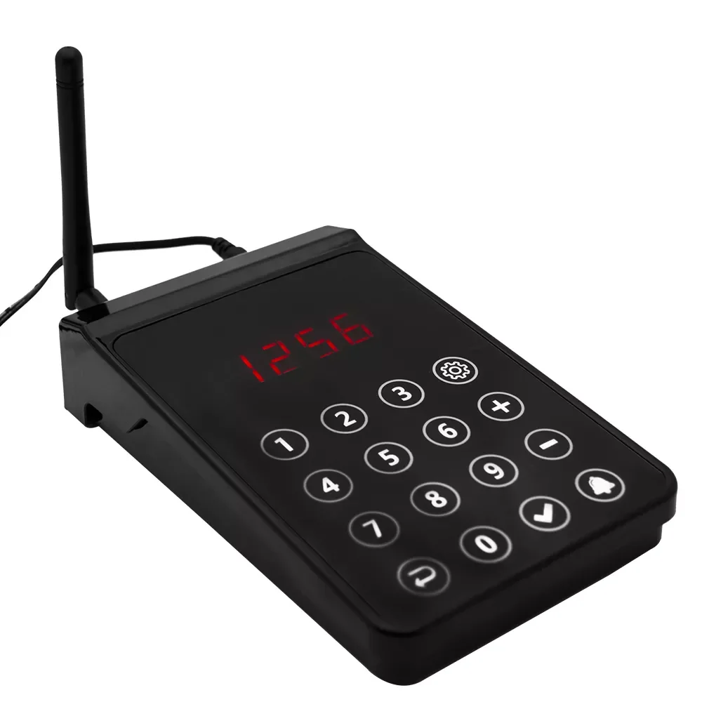 Restaurant wireless service ordering system vibrating pager and table buzzer