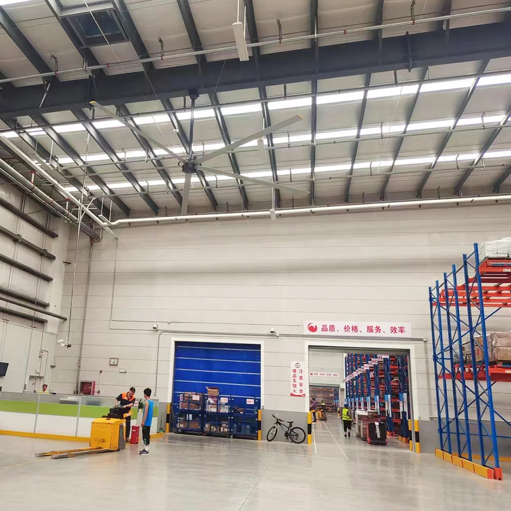 38dB Very Quiet Industrial Giant Ceiling Fan HVLS Fan for Cooling in Summer with Good Price