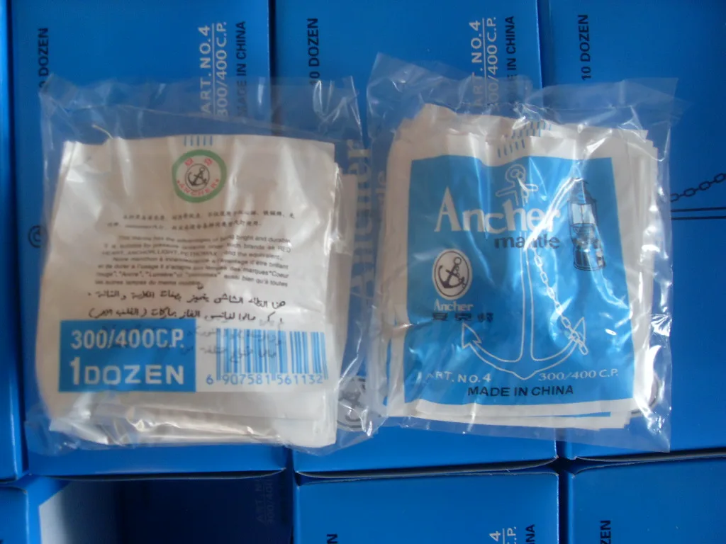 round model anch-er package  pressure lantern gas mantle