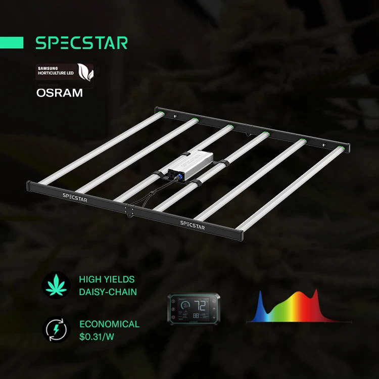 Specstar 4x4 4x6 умное управление с регулируемой яркостью Ip66 Водонепроницаемая 645 Вт 960 цепочка полным спектром светодиодный светильник от производителя