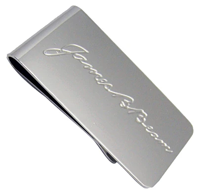Best Money Clip Ever Metal Stainless Steel with Customized Logo Portable Opp Bag Folk Art Business Gift Mascot Engraving 1 Color